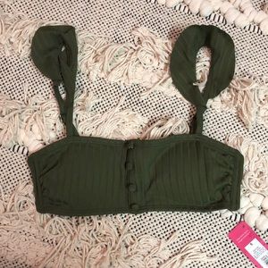 target bathing suit, olive green